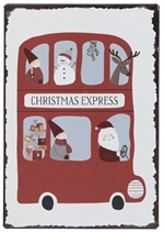70080 Metalskilt Christmas Express fra Ib Laursen - Tinashjem